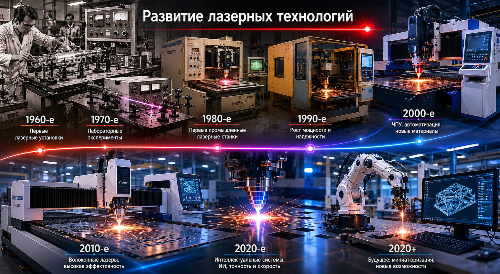 История развития лазерных технологий
