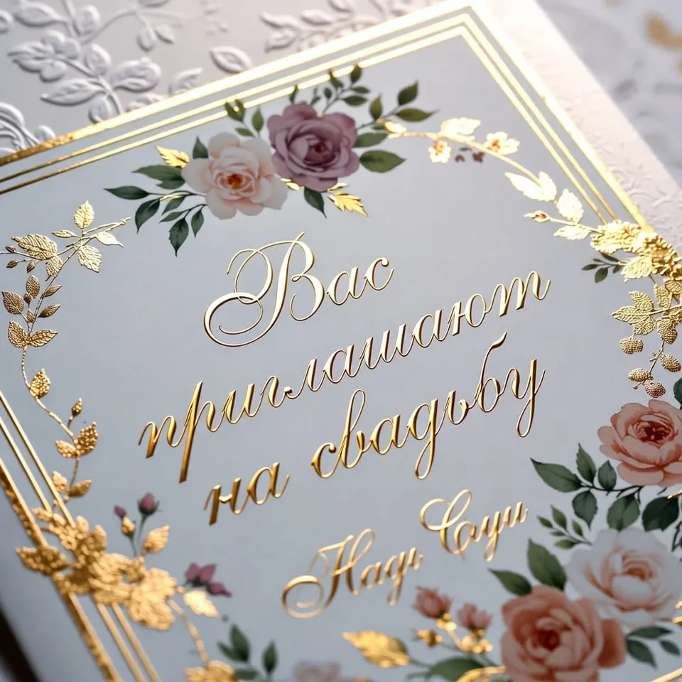 Пригласительные любой сложности