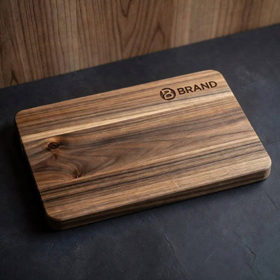 Разделочные доски для кухни: изготовление и нанесение логотипа