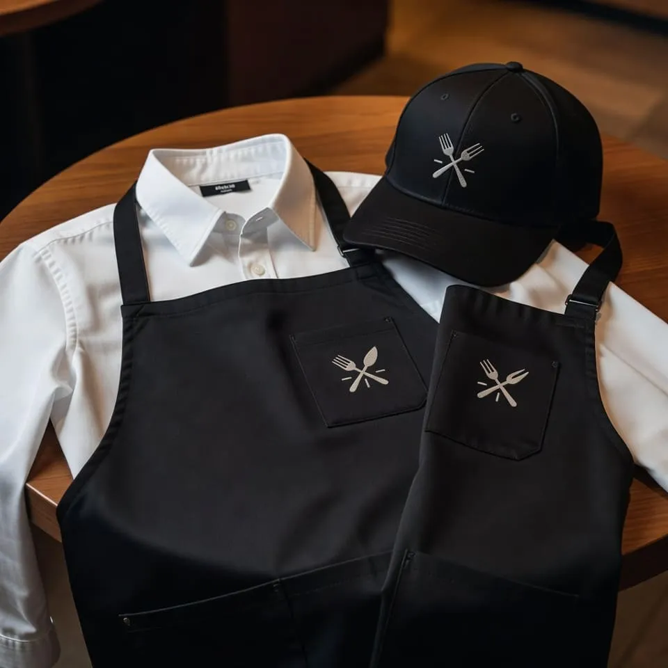 Форма для персонала кафе и ресторанов: брендирование и нанесение логотипа