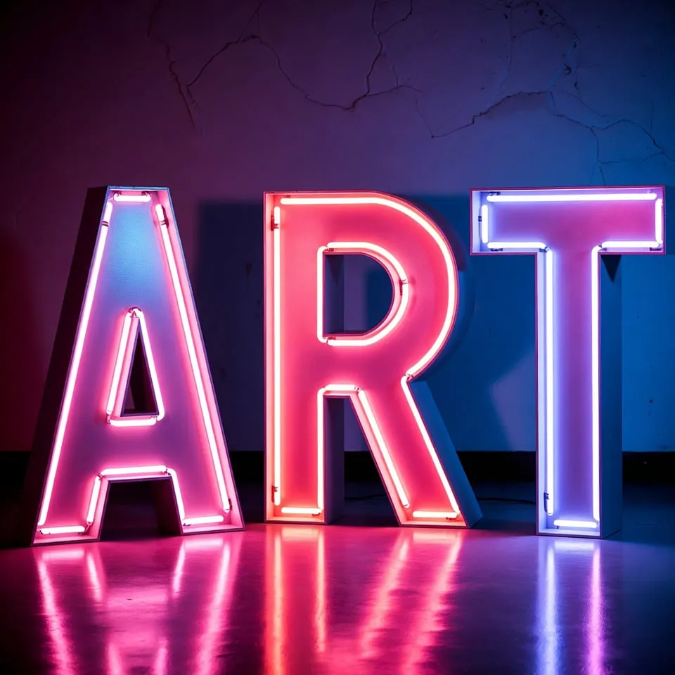 Объемные и световые буквы