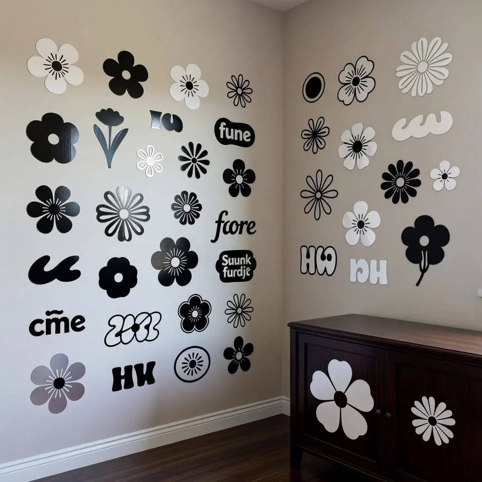 Виниловые наклейки на стены и мебель в Бишкеке: декор и надписи для интерьера