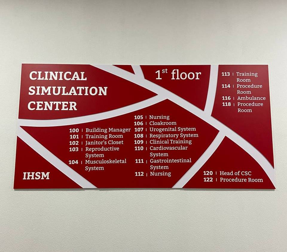 Стенд с контактами